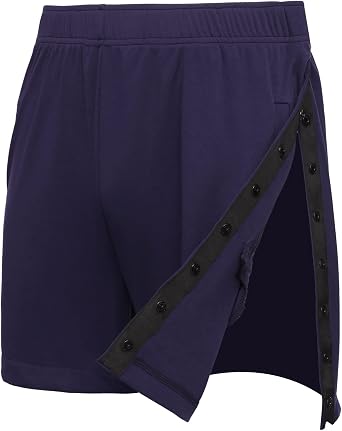 Deyeek Mens Snap Tear Away Shorts