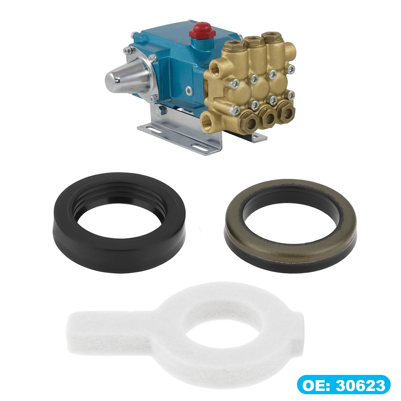 VGOL Frame Plunger Pumps Seal Kit 30623 Compatible with Cat Pump Model 30 31 34 35 310 340 350 310B 310S - Image 2