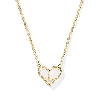 Kendra Scott Heart Letter L Short Pendant Women
