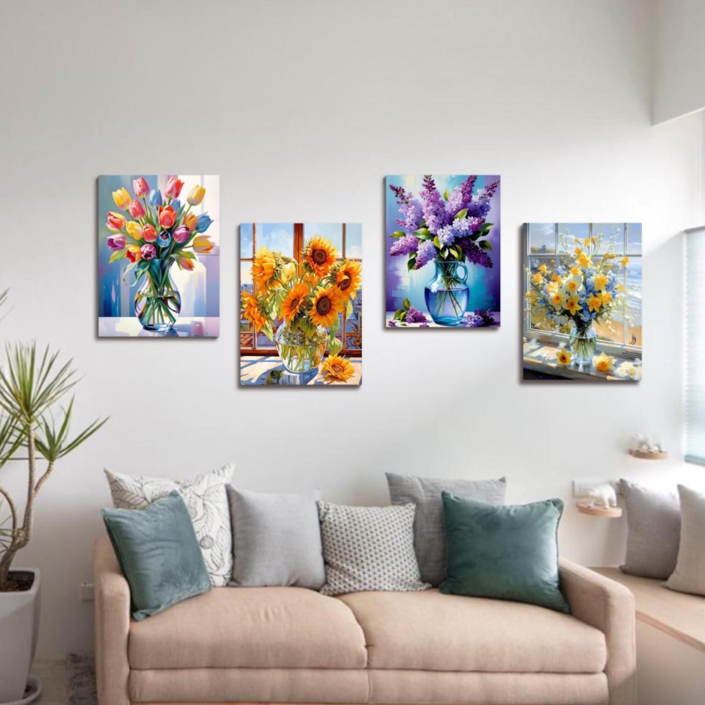 Muzagroo Art DIY Diamond Painting Kit, Suitable for Adults 5D Diamond Art Kit, Beginner-Friendly Diamond Painting - Image 2