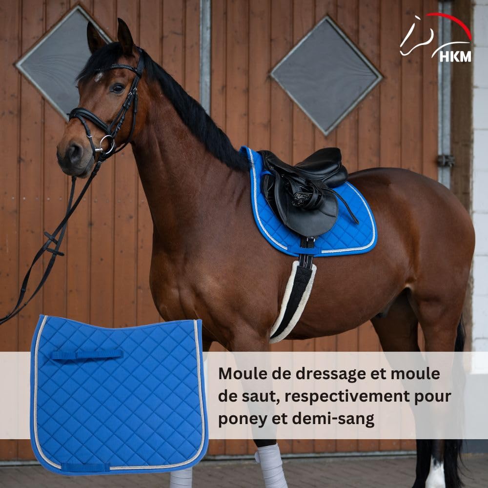 Tapis de selle d'équitation Crystal Fashion HKM