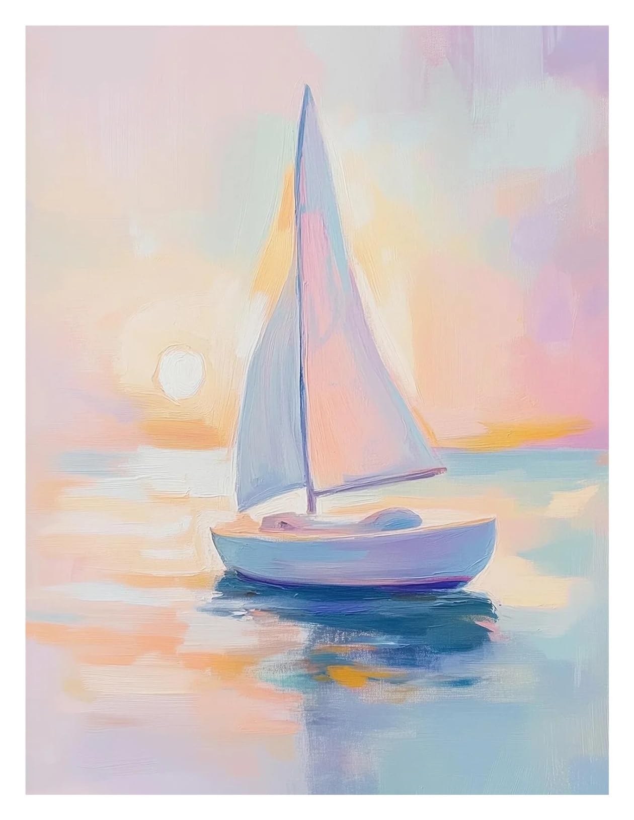 Cuadro clásico XENITE de 40x50cm para renovar paredes vacías con arte marino elegante