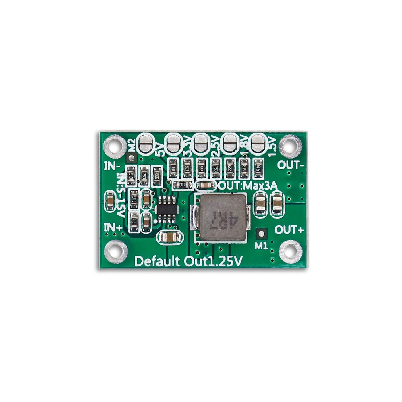 sp electron dc 5-16v to dc 1.25v/1.5v/1.8v/2.5v/3.3v/5v dc to dc buck converter step down power supply module (pack of 1)