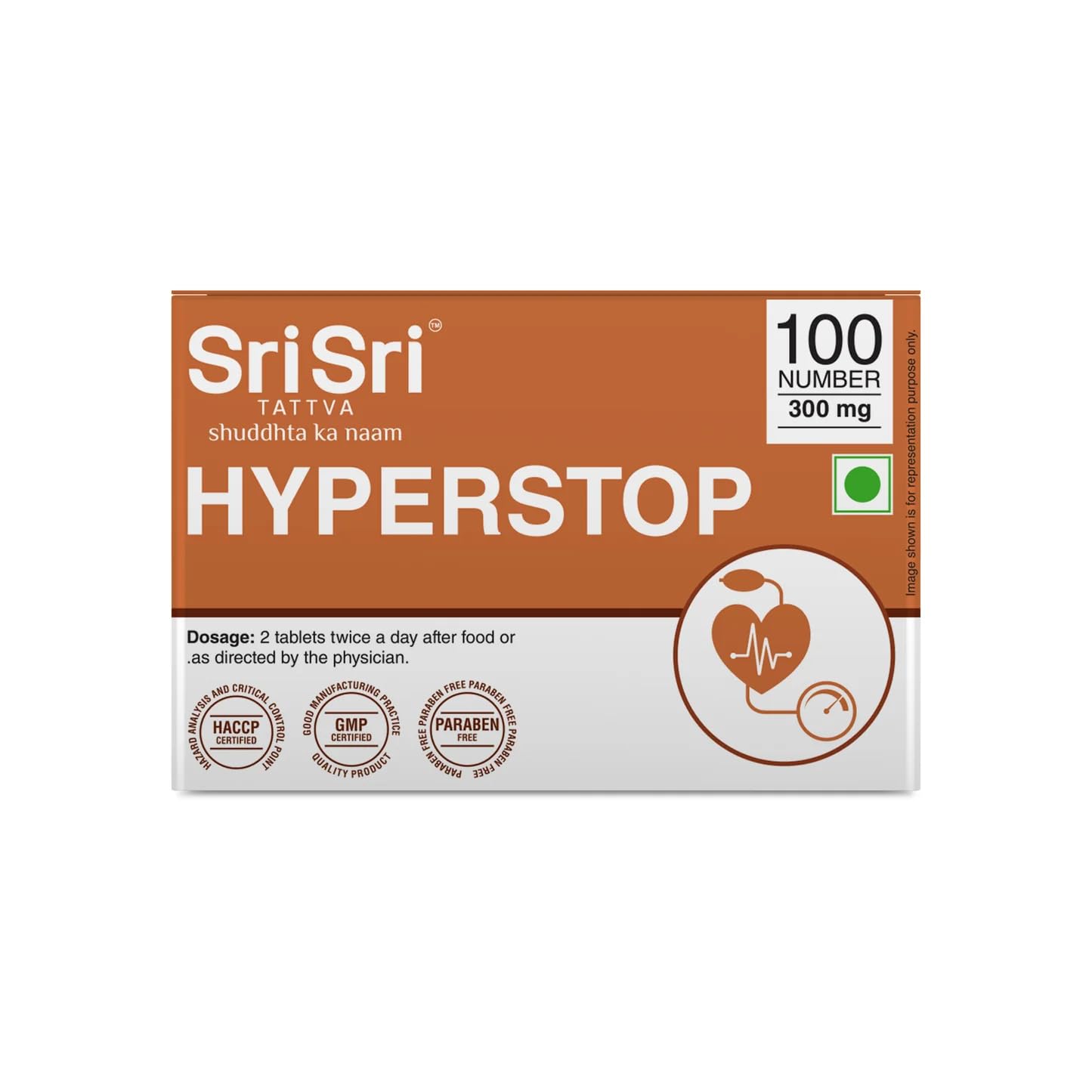 Sri Sri Tattva Hyperstop, 100 Tablets | 300 mg (B0CQW3CQ6F) Amazon Price History, Amazon Price Tracker