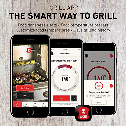 Weber iGrill 3 Grill Thermometer – App‑Connected Smart Meat Thermometer with 4‑Probe Capacity & Bluetooth Monitoring - 250-Hour Battery Life by Weber - Image 4