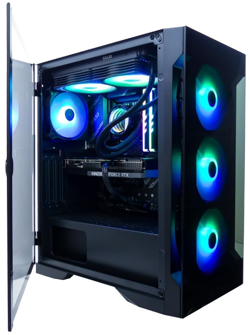Bitbull Ordenador gaming – Intel Core i9-12900K 16-Core – NVIDIA GeForce RTX 5060 8GB – refrigeración por agua – 32 GB DDR4 RAM – 1TB NVMe SSD – Windows 11 Pro – Gamdias Talos E2 Elite