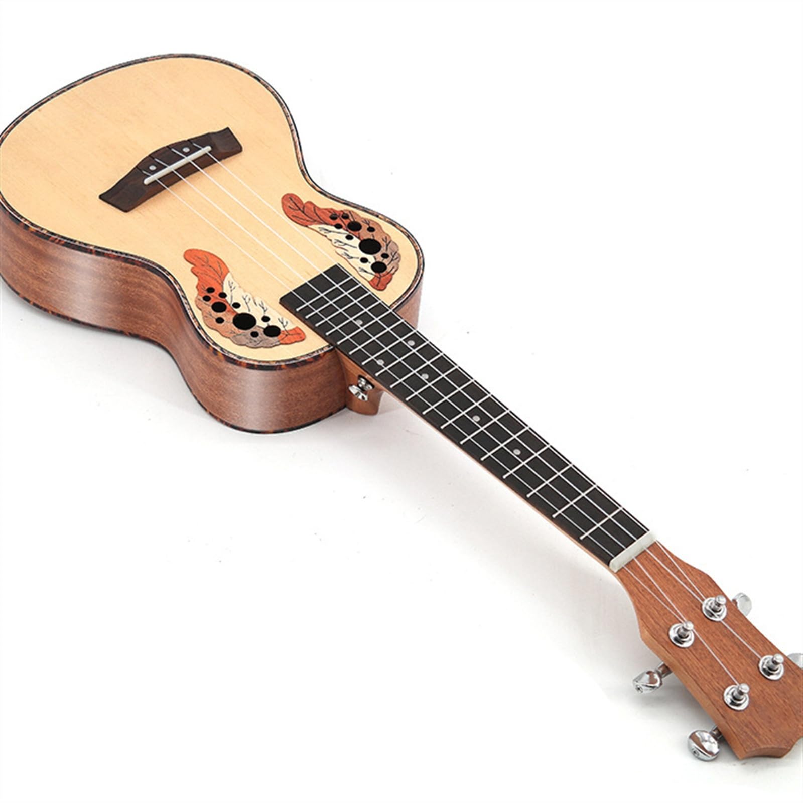 ZAMASS Professional Ukeleles 23-inch Matte Ukulele Spruce Body Special Sound Hole Ukulele 4-string Small Guitar Instrument