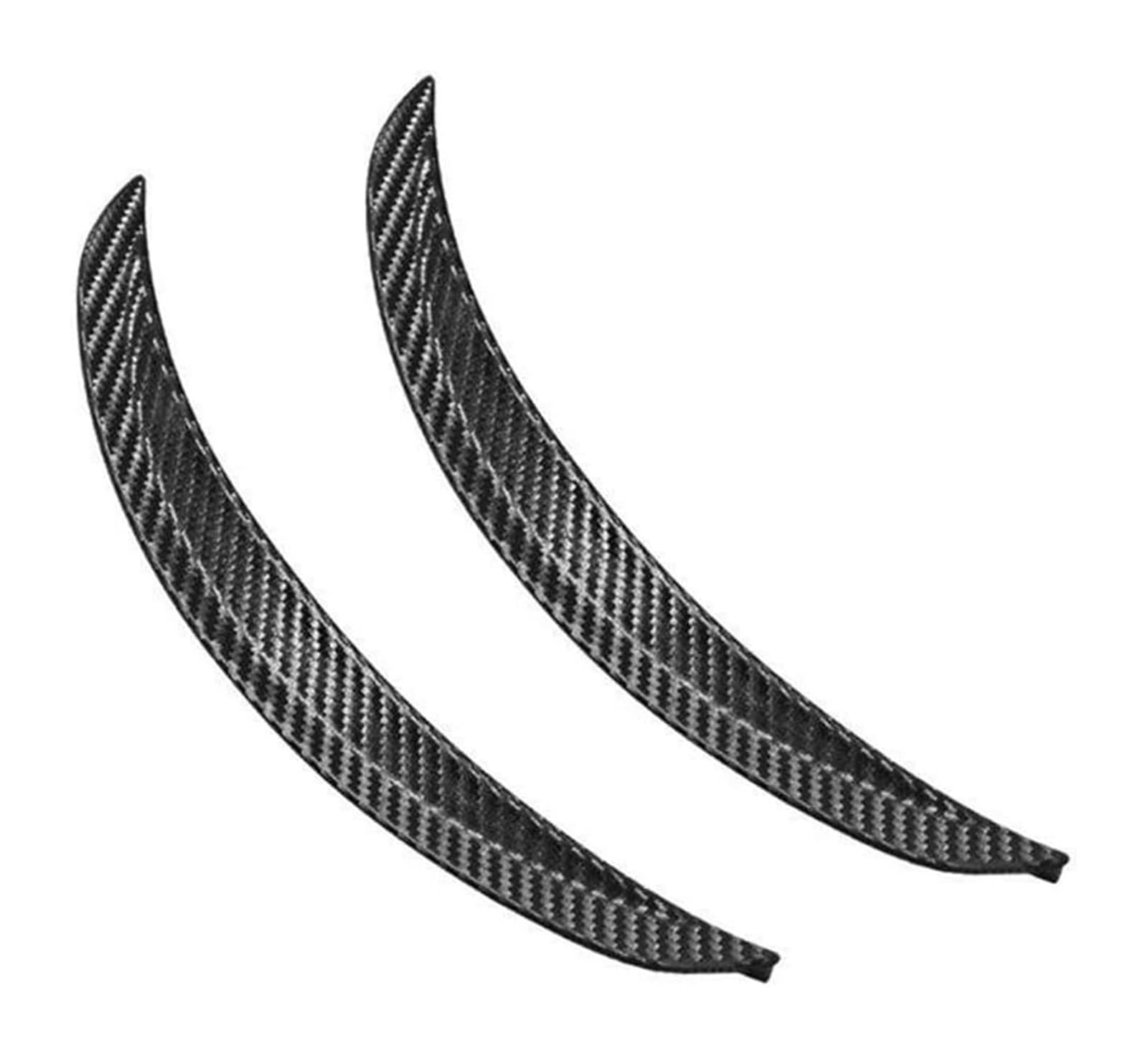 Kit protector parachoques coche y arcos de rueda con tira protectora universal de 2 piezas 7