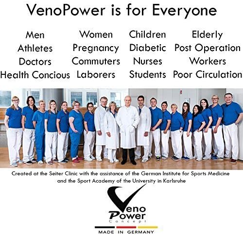 VenoPower Compression Socks Free Innovative Design and Medical Technology Increases Blood Circulation by a Minimum of 26% Guaranteed Results for Everyone (M 9 W 11)
