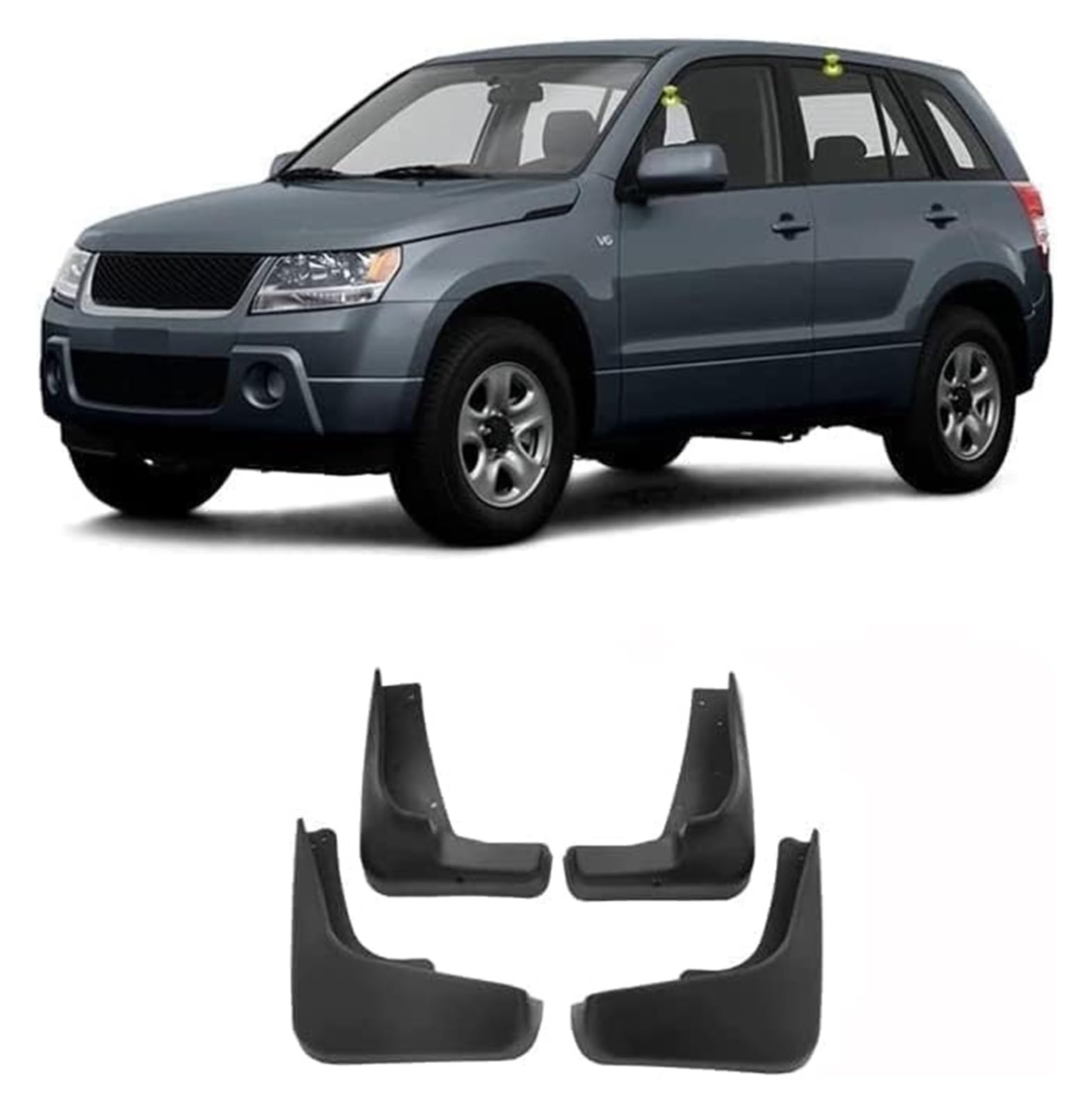 Per Suzuki Per Grand Per Vitara 2005-2015 Paraspruzzi Parafango Anteriore Posteriore Protezione Completa Auto Parafanghi Anteriori E Posteriori