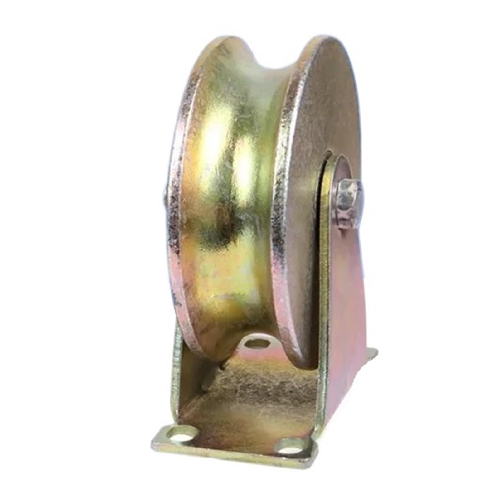 Stainless Steel U/V-Shaped Pulley Thickened Plating Color Track Wheel Sliding Door Bearing Rollers Home Hardware(3)