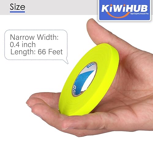 Miniatura 20 de Tela fluorescente reactiva a la luz negra ultravioleta/cinta de neón Gaffer, cinta de punta súper brillante para suministros de fiesta brillante, 1