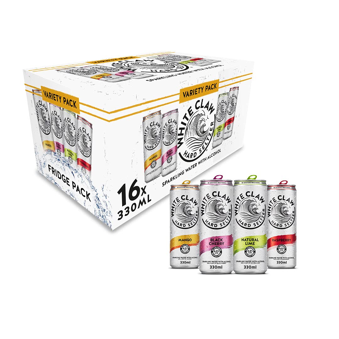 Buy White Claw Hard Seltzer Variety Pack 16x330ml Cans (2 x 8x330ml