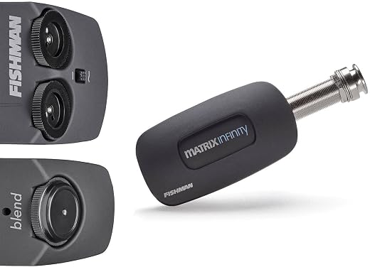 Fishman PRO-MAN-MBV Matrix Infinity Mic Blend Pickup System, Narrow Format