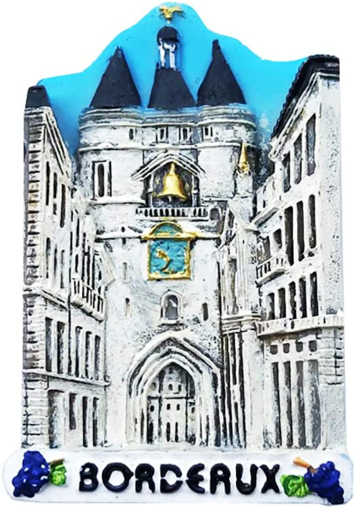 Bordeaux France Bordeaux Fridge Magnet Refrigerator Magnet Decoration Magnet Sticker Souvenir Resin Crafts