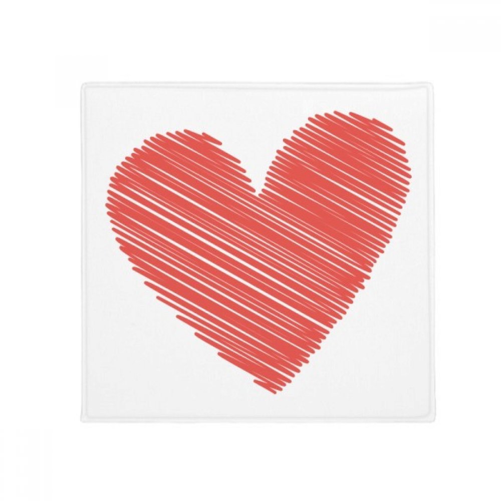 Cadeau Saint-Valentin tapis de sol coeur multicolore pour entrée et salon