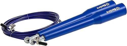 Miniatura 4 de Cuerda de saltar de cable de grado profesional con rodamientos de bolas de metal y una funda de transporte gratis, ideal para dominar dobles bajos