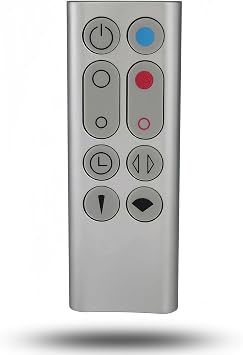 Replacement Remote Control for Dyson Pure Hot+Cool HP00 HP01 Air Purifier Heater and FanSilver