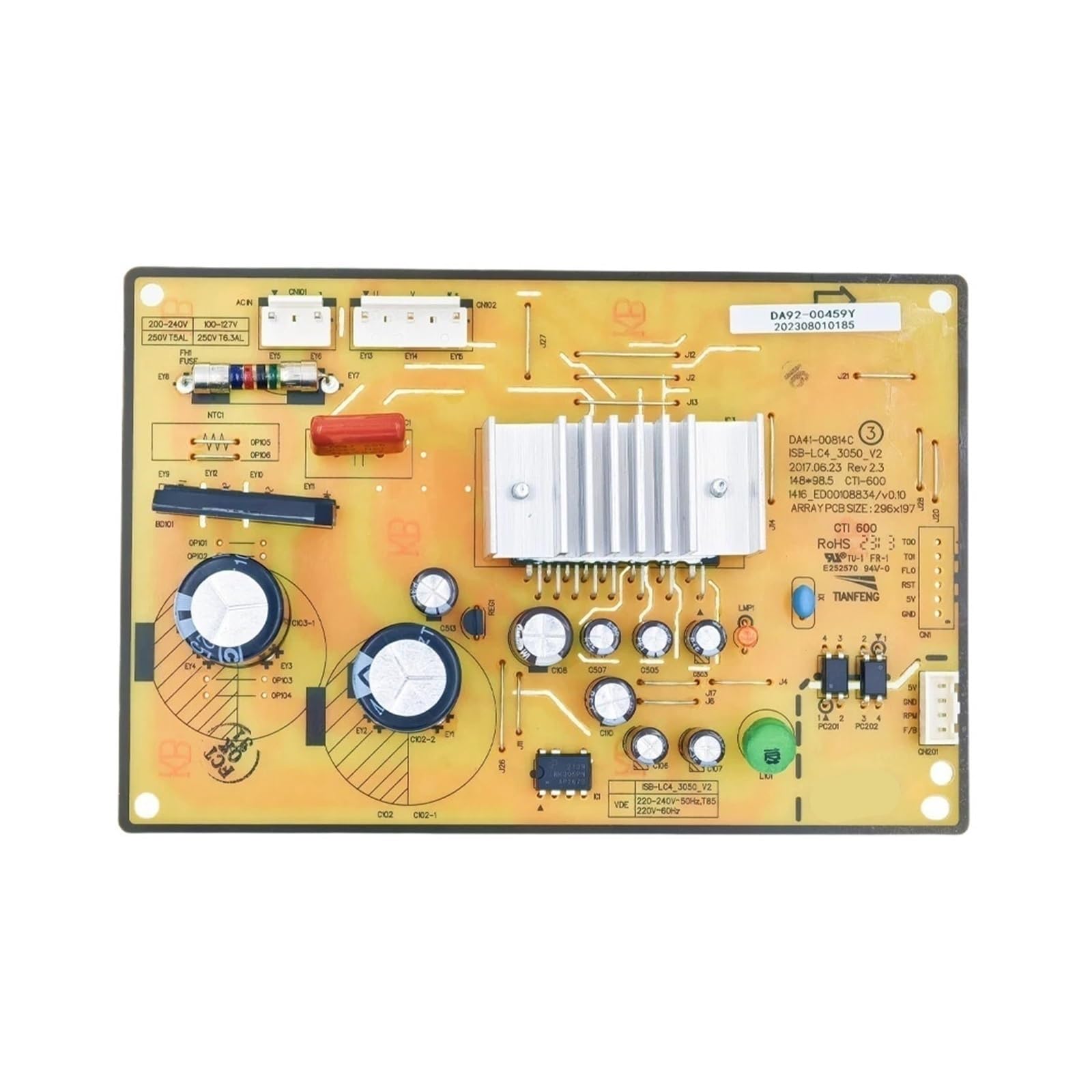 Placa de control PCB DA41-00814C con circuito de alta precisión térmica