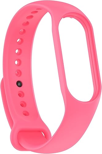 Miniatura 3 de Compatible con Mi Band 7 bandas para mujeres y hombres, correas de reloj de repuesto de silicona suave ajustable, correas de pulsera, accesorios
