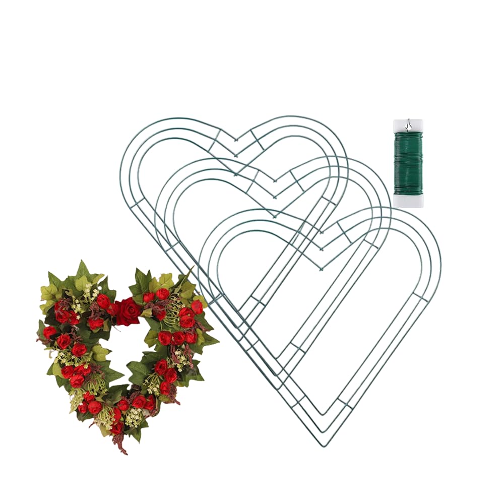 Couronnes artisanales en fil de fer pour créer facilement vos décorations de Saint-Valentin