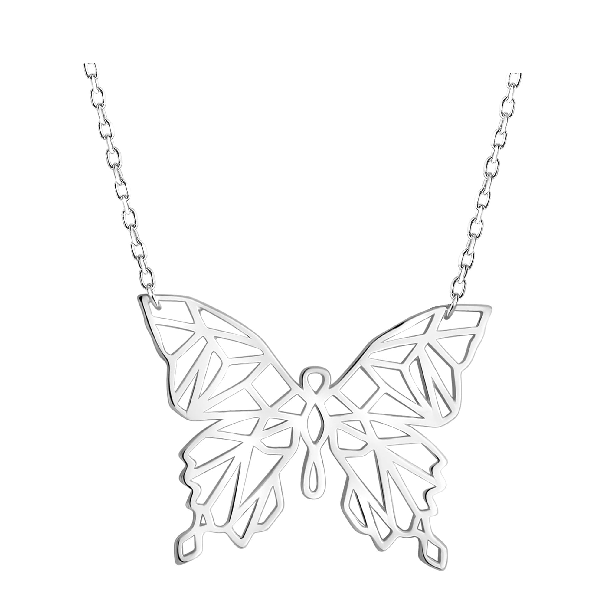 Sofia Milani - Collar para Mujeres en Plata de Ley 925 - Colgante de Mariposa
