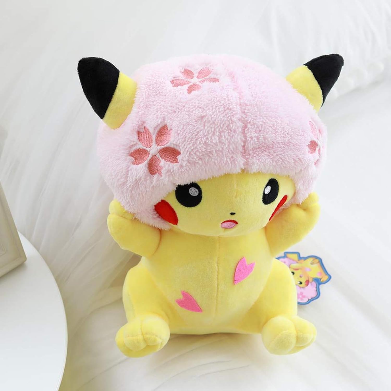 Amazon Co Jp 22 34cm桜ピカチュウぬいぐるみポケモンぬいぐるみカワイイアニメぬいぐるみ女の子へのクリスマスプレゼントかわいいプレゼント おもちゃ