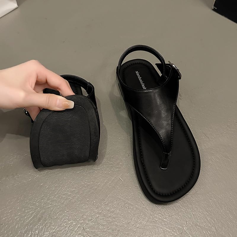 Fairy toe sandals girl 2025 summer new casual flat toe buckle with cool slippers fashion wholesale,Wear-resistant and lightweight, skin-friendly, breathable and comfortable2