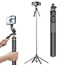 Kratos K26 Selfie Stick Tripod 70 Inch/1.78M, Anti-Shake Stable Grip, Bluetooth Remote, 360° Rotation Tripod Stand for Phone, Reels, Vlogging, Video Recording & YouTube gallery image