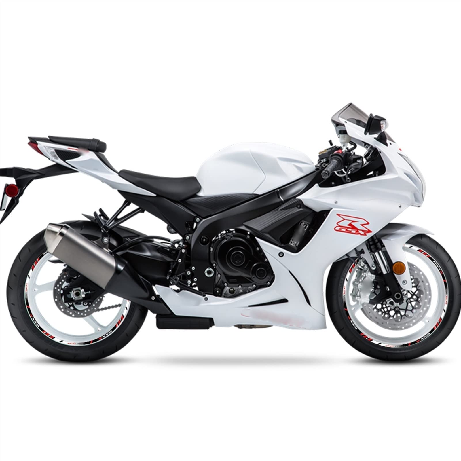 Adhesivos Decorativos modificados para YZF R7, Pegatina Rueda Motocicleta, Logo Neumático Trasero Delantero, Kit Rayas Reflectantes, Pegatinas Llanta De Moto, Calcomanía Impermeable (Color : 13)