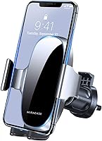 Vista 9 de Miracase Upgraded-2nd Generation Universal Phone Holders for Your Car, Hands Free Air Vent Car Phone Holder Mount Compatible with iPhone
