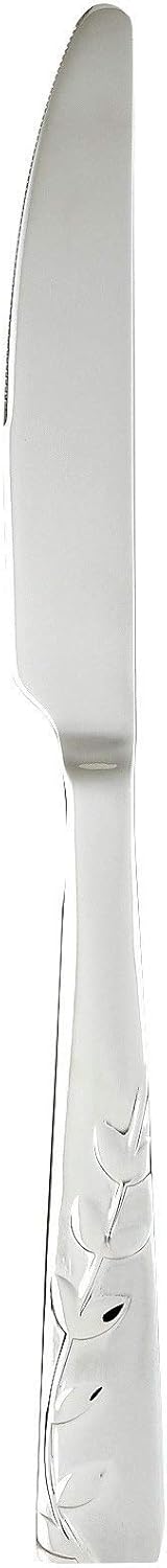 Cambridge Silversmiths 268320R Blossom Sand 20-Piece Flatware Silverware Set, Service for 4, Stainless Steel, Includes Forks/Knives/Spoons, Brushed Finish