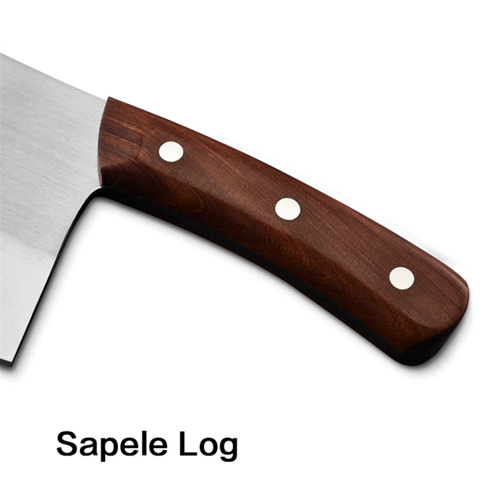 Hackmesser Messer Stahl Chinesische Küchenmesser Kochen Schneidwerkzeug Gemüse Hühnerfisch Knochenschneidermesser Küchenklinge Holz Griff Chefs Messer (Color : Sapele cleaver knife)