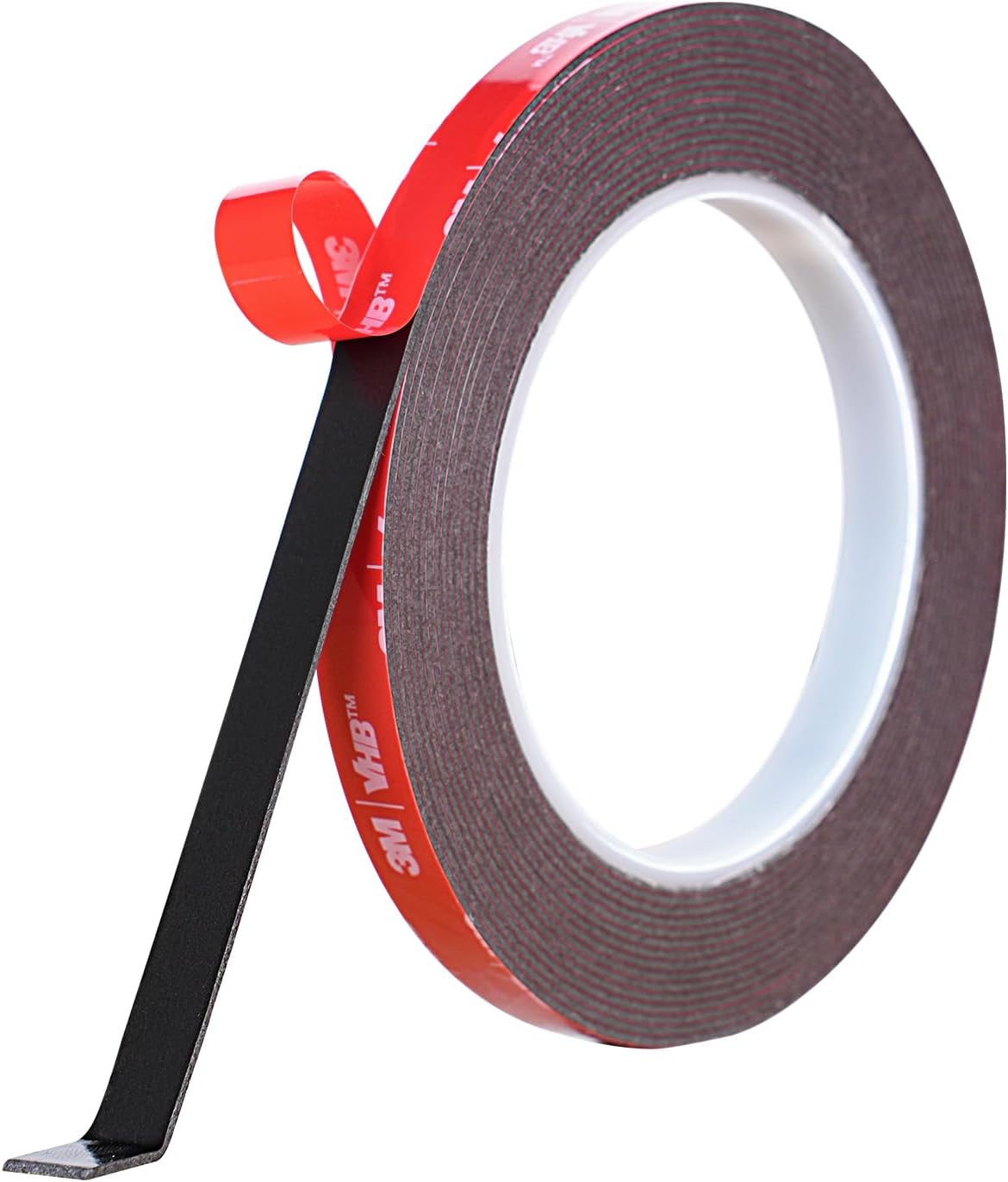 Double Sided Tape Heavy Duty, Waterproof Mounting Foam Tape, 16.5ft Length, 0.4in Width, High Temperature Resistant Adhesive Tape for Car, LED Strip Light, Office Decor, Uses VHB 5952 Raw Material
