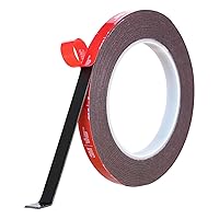 Vista 11 de Cinta de doble cara resistente, cinta de espuma de montaje impermeable, 16.5 pies de largo, 0.98 pulgadas de ancho, cinta adhesiva resistente a