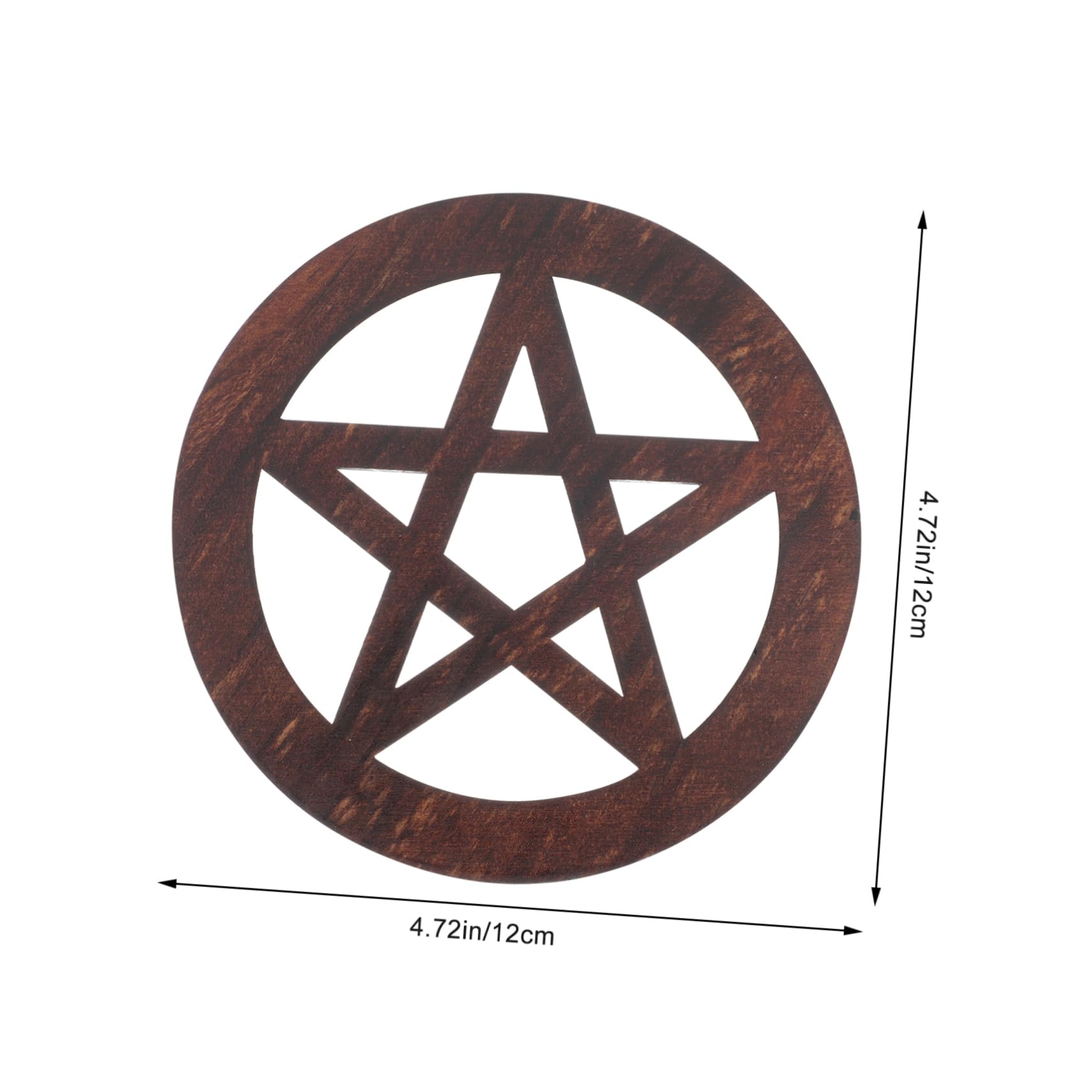 Amazon｜RORPOIR 木製五芒星祭壇飾り レトロスルの装飾品 持ち運び
