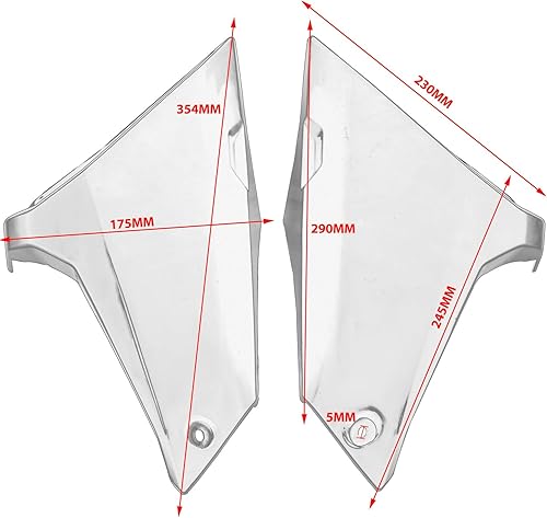 Miniatura 9 de Cubierta de panel lateral para tanque de combustible para motocicleta, compatible con Y-amaha MT09 MT 09 MT-09 2017 2018 2019 2020 Accesorios Kit de