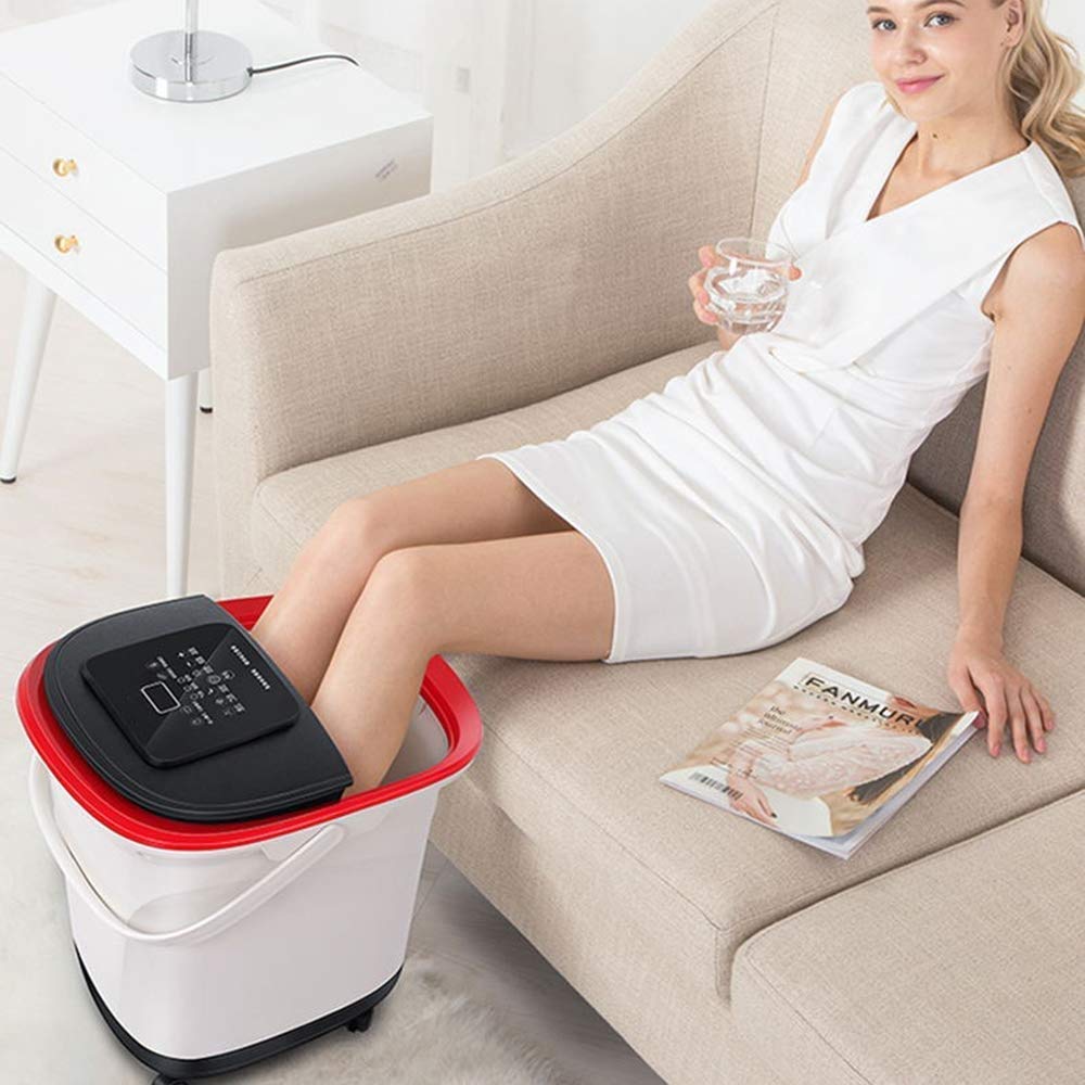 Masajeador de baño de spa de pies con bañera de masaje eléctrico de calor para perseguir la felicidad
