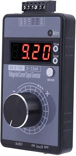 Oumefar Generador de corriente de voltaje Simulador analógico Transmisor 010V 022mA Generador digital para la industria de la oficina del