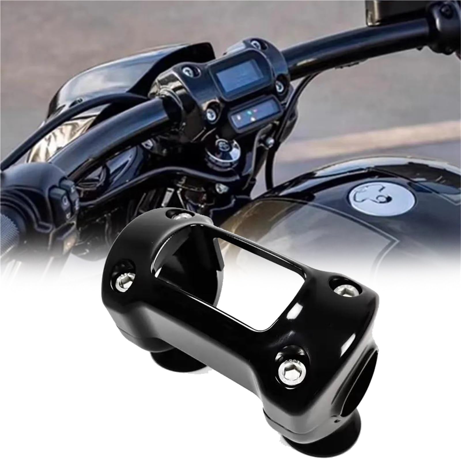 Rehausseur de guidon de moto 1,25" Softail Street Bob FXBB Breakout 18-23