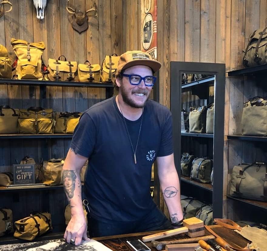 FEISEDY Glasses Frame Womens, Square Thick Eyeglasses Frame, Classic Eyewear for Men B2461 Blue Frame With Clear Lenses 50 Millimeters image 7 of 8 B07N7YZCKF