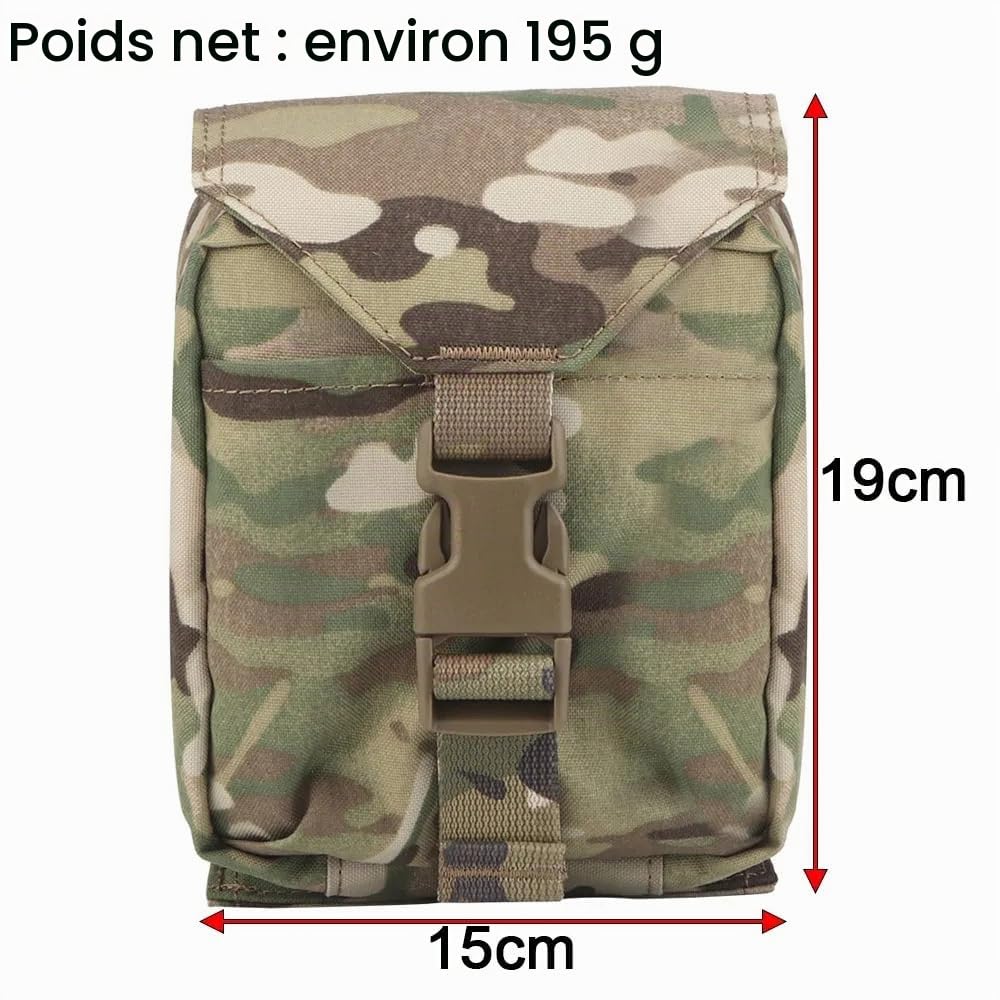 ACEXIER Pochette Tactique IFAK à déploiement Rapide, Pochette de Premiers Soins médicaux, Panneau déchirable Port Quotidien de Survie, sécurité, Sport de Plein air, randonnée, Sac de Chasse
