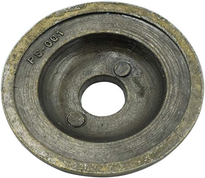 Antique Bronze Pulls Ring 10Pcs, 1.34 Inch Drawer Handles, Drop Ring Pulls Vintage Solid Brass Kitchen Cabinet Hardware for Dresser Drawers Wardrobe Cupboard Furniture