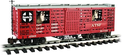 Bachmann Trains - Coche animado Santa FE wCaballos - Gran escala G