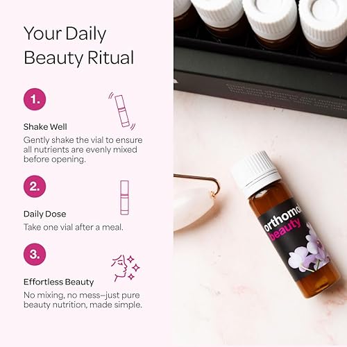 Miniatura 15 de Orthomol Beauty Vial - Suplemento líquido de belleza para mujer con hidrolizado de colágeno, ácido hialurónico y coenzima Q10 para la salud