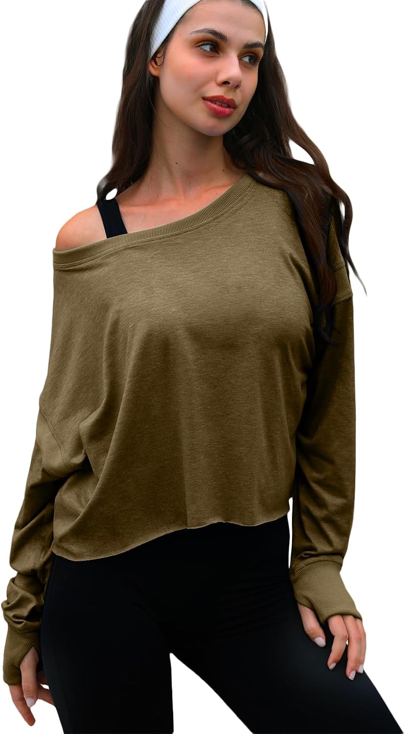 UNIANKIYA Open Back Workout Tops for Women Long Sleeve Cropped Athletic Clothes Gym Running Yoga Low Impact Sports T Shirts - Image 2