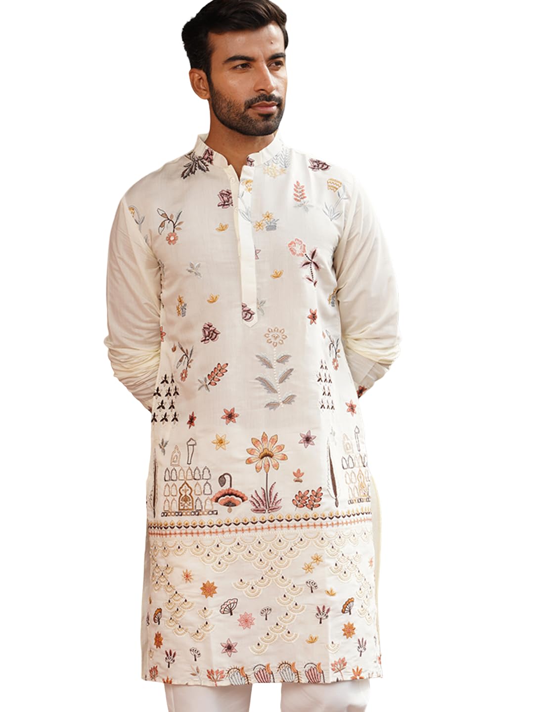 jompers Floral Embroidered and Sequins Kurtas-picture-31