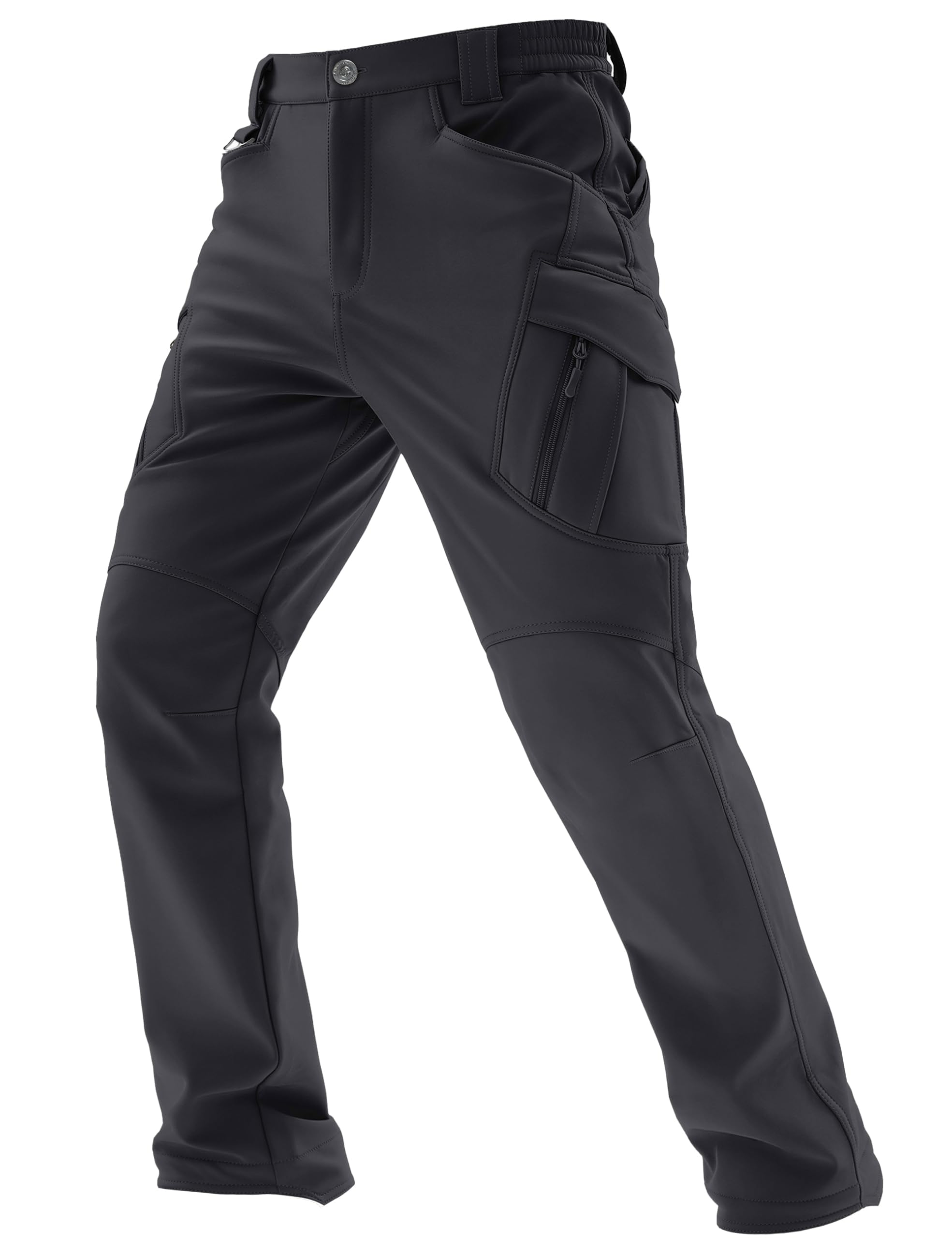 TACVASEN Skihose Herren Softshellhose Winterhose Thermohose Outdoorhose