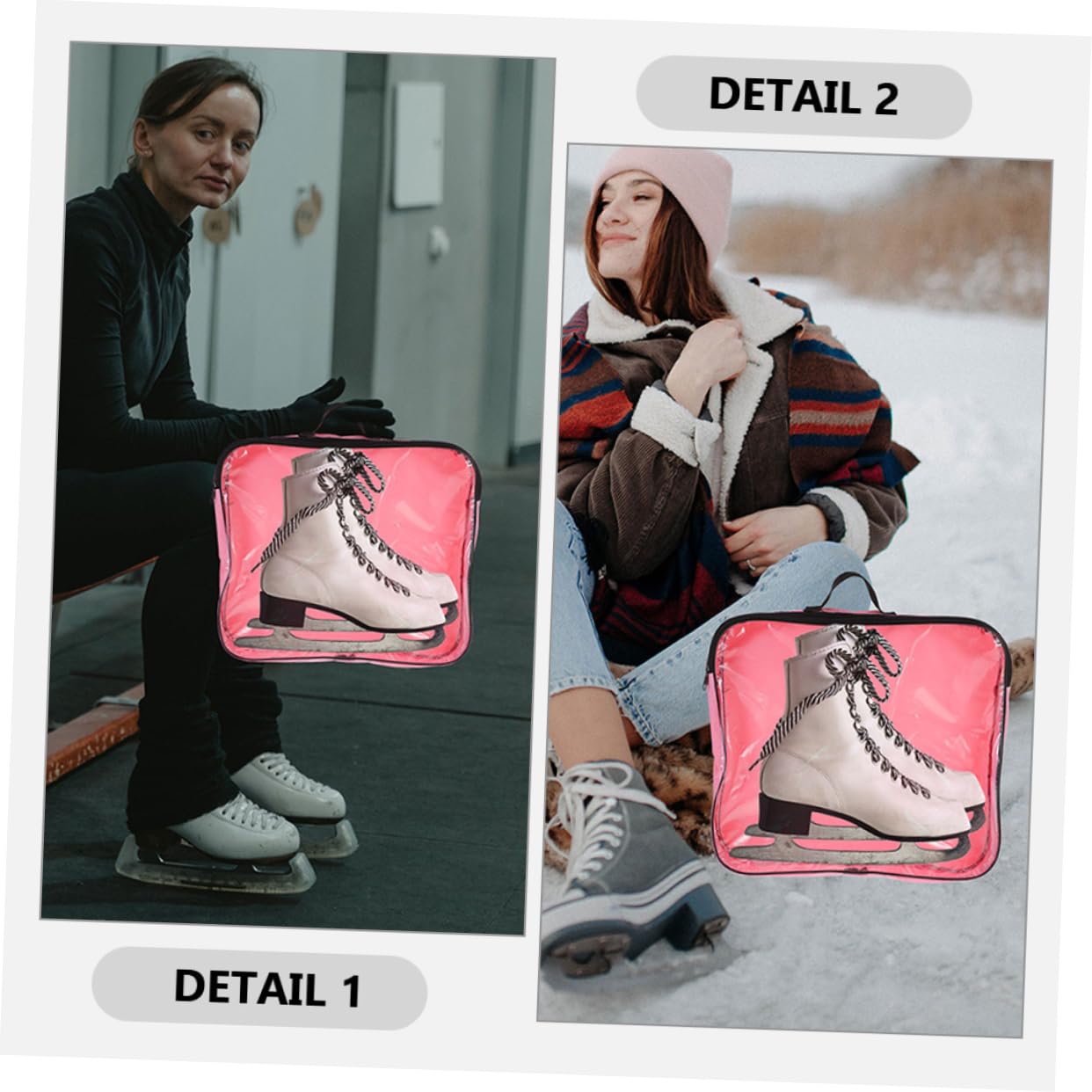 POPETPOPer Contenitore Per Scarpe Pattinaggio Resistente Organizer Per Materiale Design Pattinatrici 2