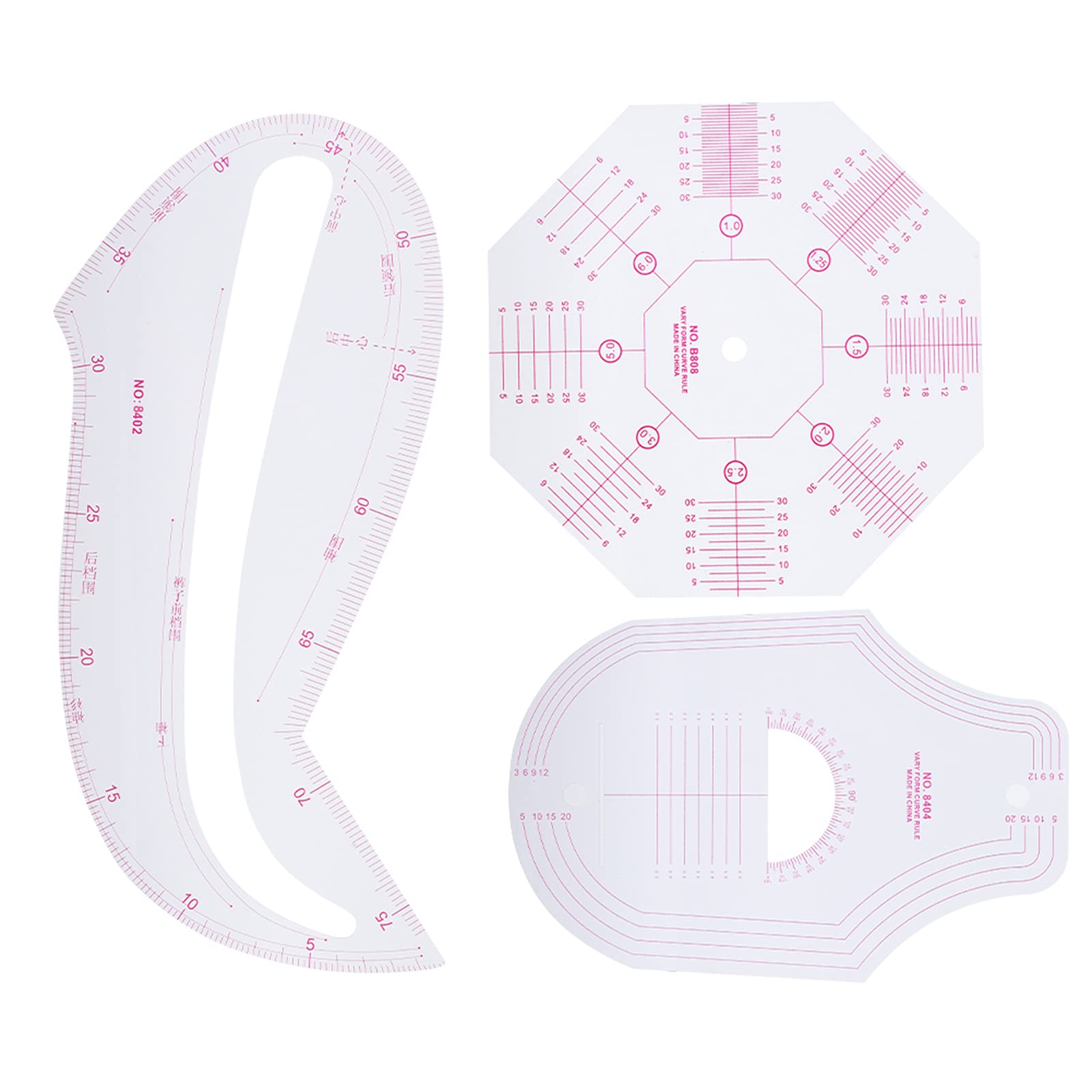 Buy French Curve Ruler, Curve Ruler Set round Rulers for Sewing Sew